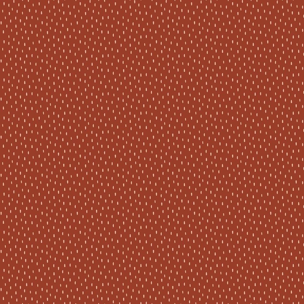 Rain Stripes - GOTS Organic Soft Sweat - Terracotta Sewing and Dressmaking Fabric