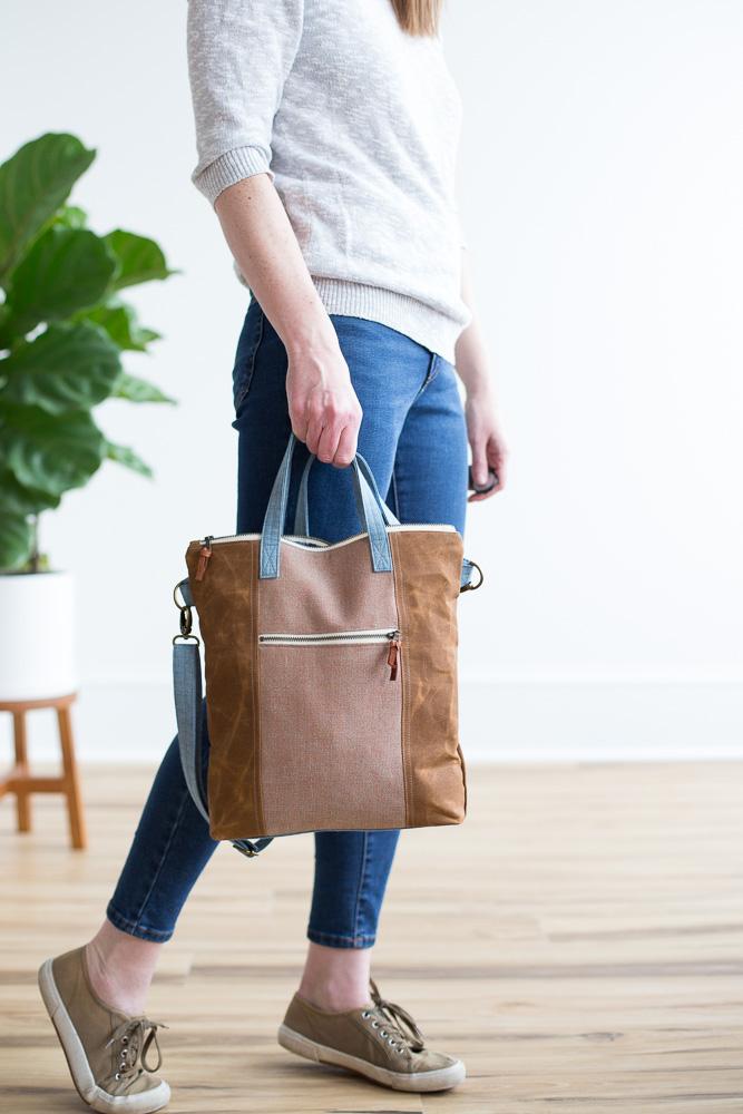 Redwood Tote Sewing Pattern by Noodlehead - Frumble Fabrics