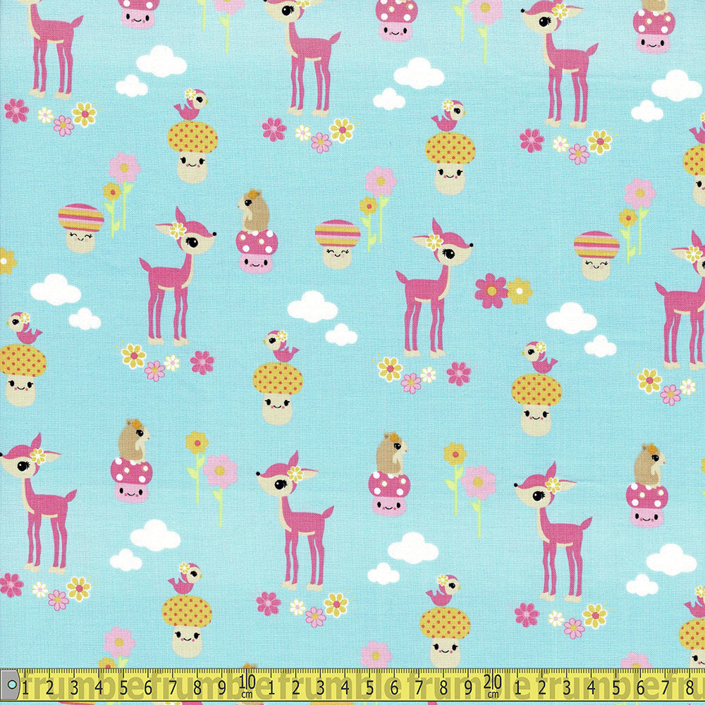 Robert Kaufman -Toyland by Bored Inc - Blue Sewing and Dressmaking Fabric