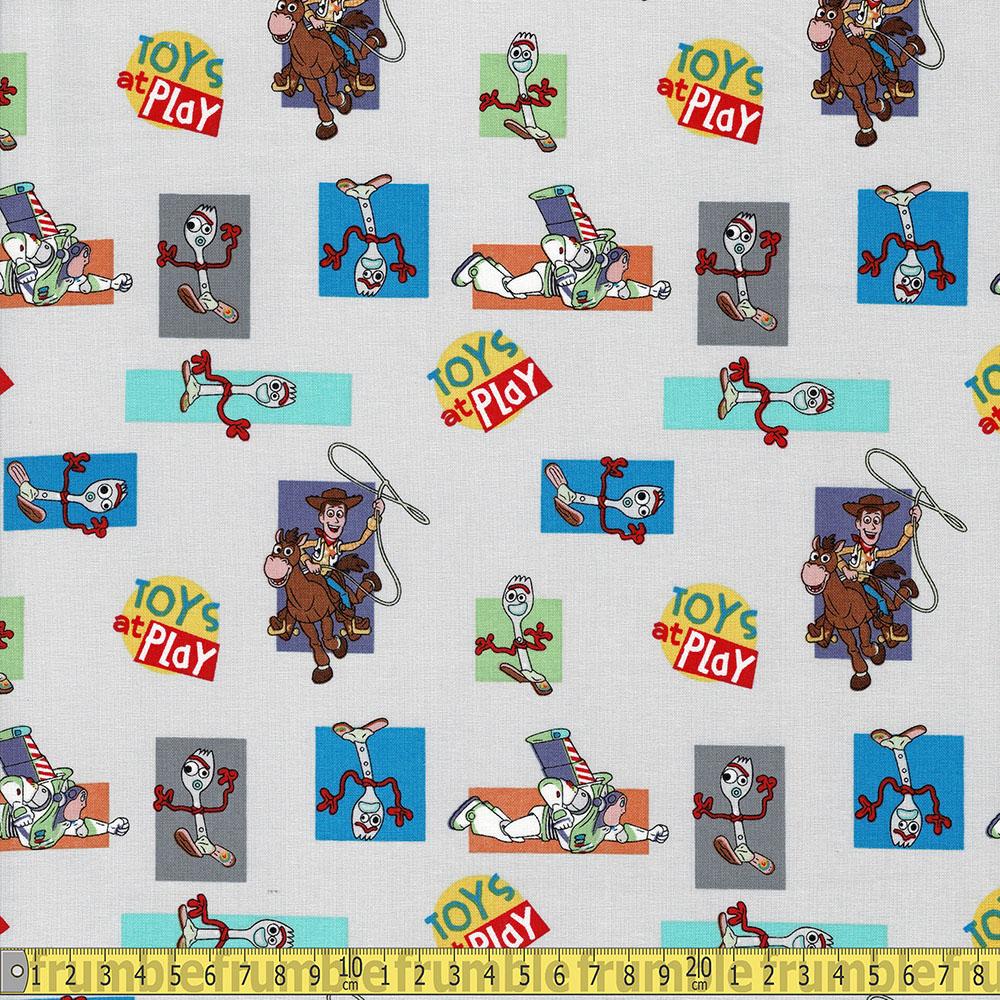 Toy Story 4 At Play With Forky Multi - Frumble Fabrics