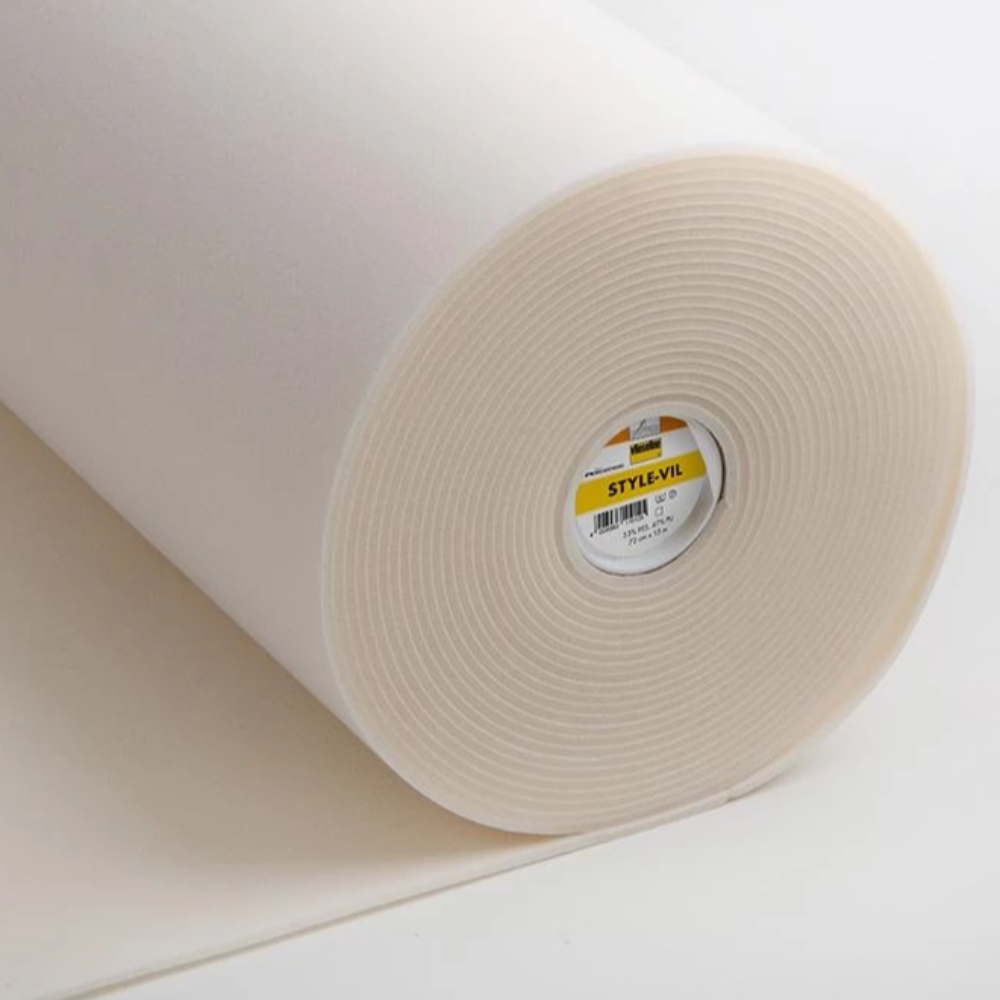 720 Style-Vil White Smooth Foamed Sew In Interlining (Per Metre) - Frumble Fabrics