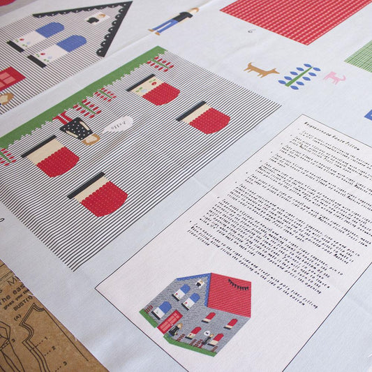 Neighbourhood House Kit 90cm Panel - Frumble Fabrics