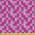 145cm Wide Medium Cotton - Block Party - Pink - Sewing and Dressmaking Fabric