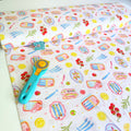 Tins Of Sardines Cotton Fabric - 145cm Wide
