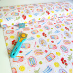 Tins Of Sardines Cotton Fabric - 145cm Wide