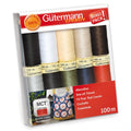 Gutermann Sew All Thread Set - 10 Reels - Basics Colours
