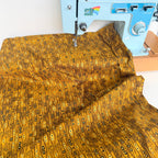 Timeless Treasures - Abstract Bejeweled Stripes - Brown