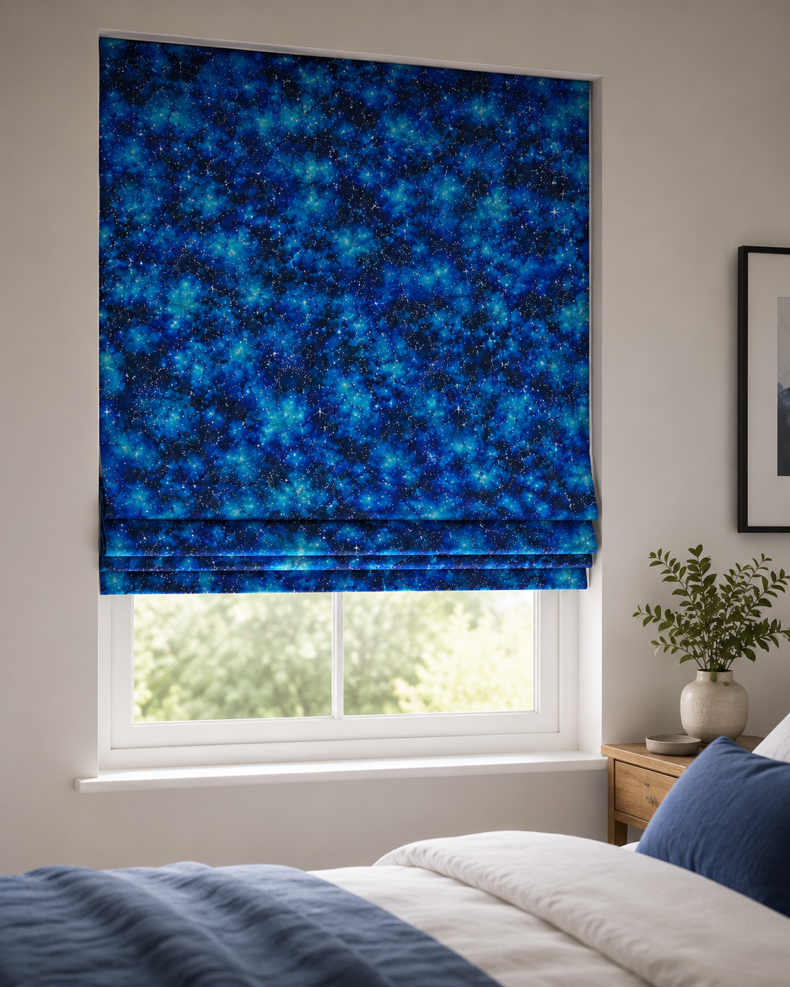 Spaced Out Stars Starry Cotton Fabric by Timeless Treasures