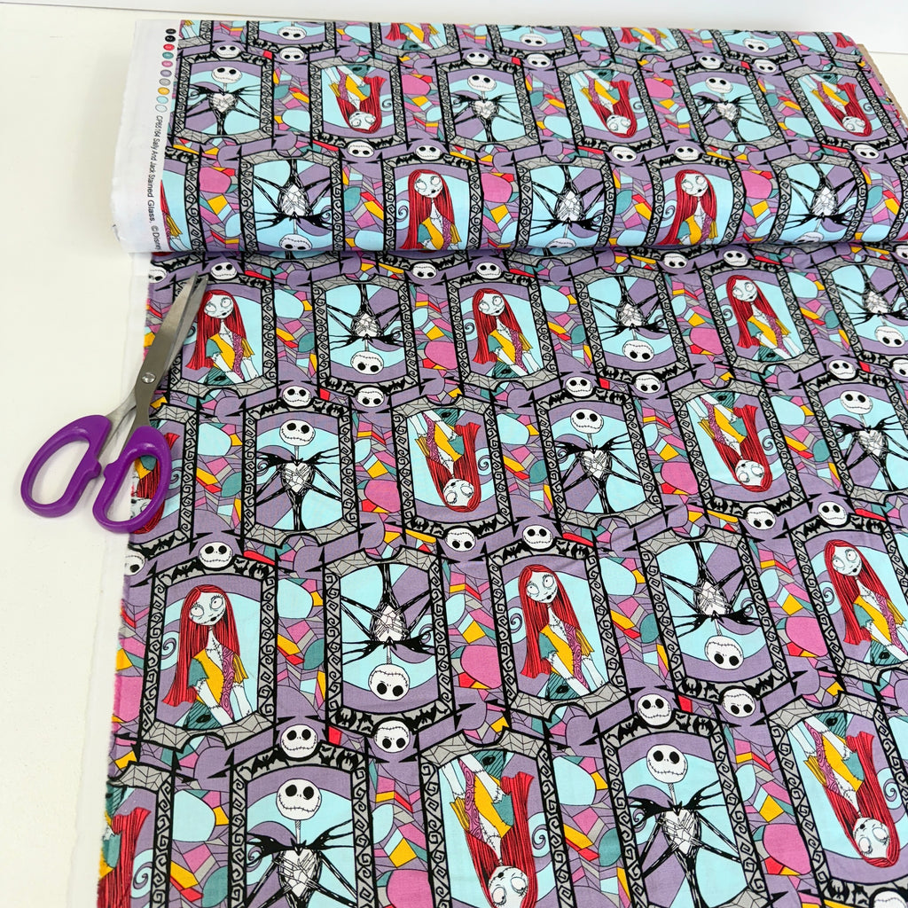 Springs Creative - Nightmare Before Christmas - Jack And Sally Stained Glass