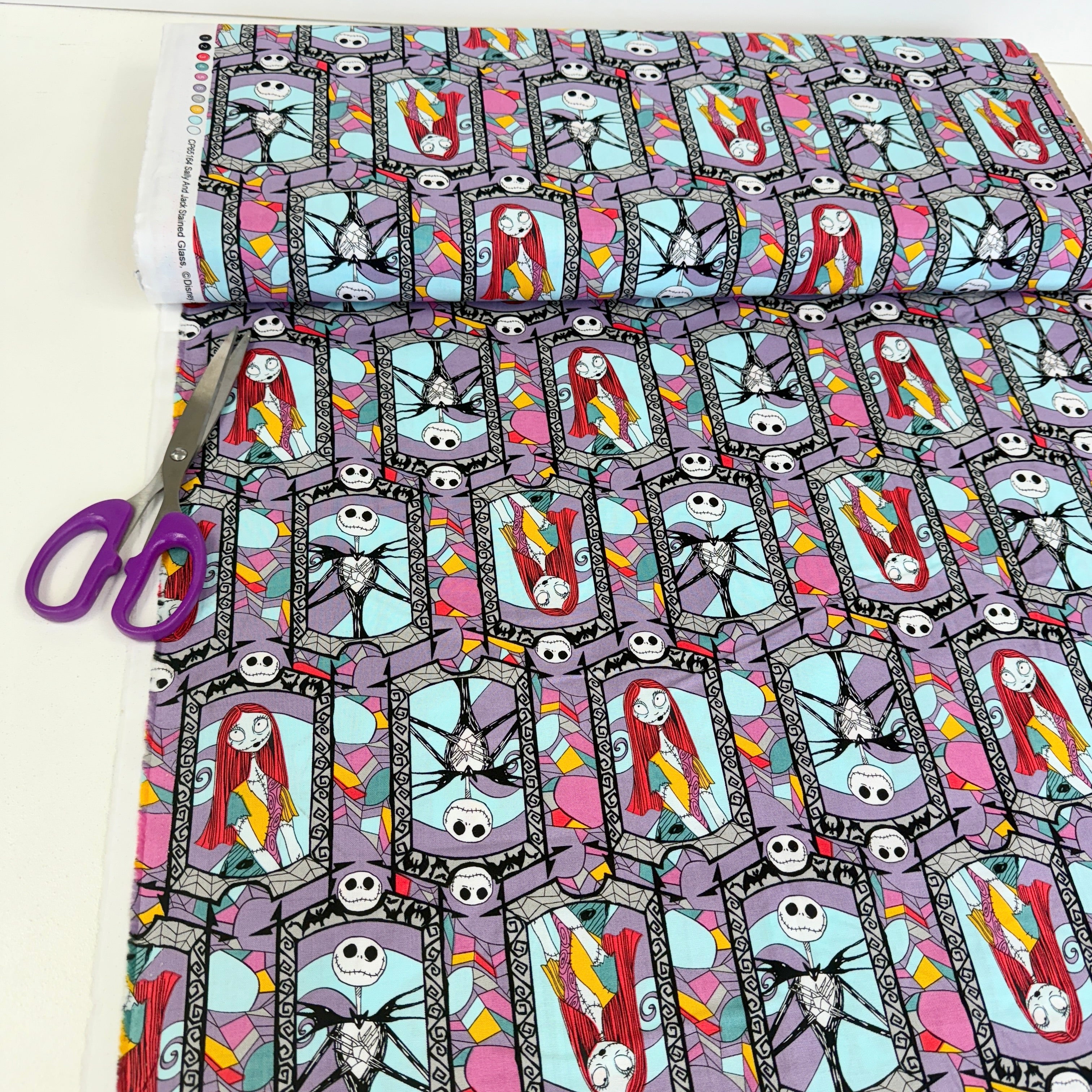 Springs Creative - Nightmare Before Christmas - Jack And Sally Stained Glass