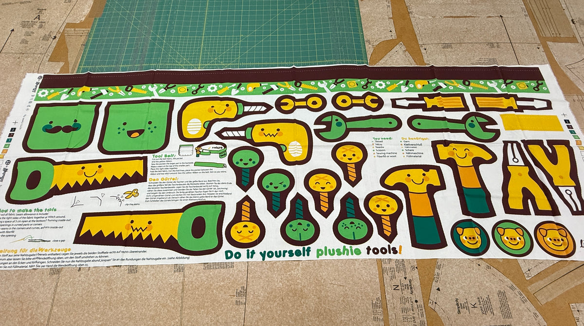 DIY Plushie Tool Belt Fabric Panel