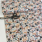 Timeless Treasures - Dogs Rule - Bones and Paws Cream