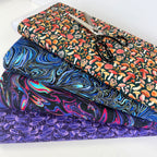 Timeless Treasures - Abstract Metallic Marble - Indigo