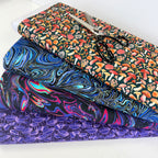 Timeless Treasures - Bioluminescente Mushrooms - Purple