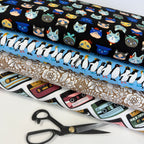 Sevenberry - Canvas Prints - Happy Cat Faces Black