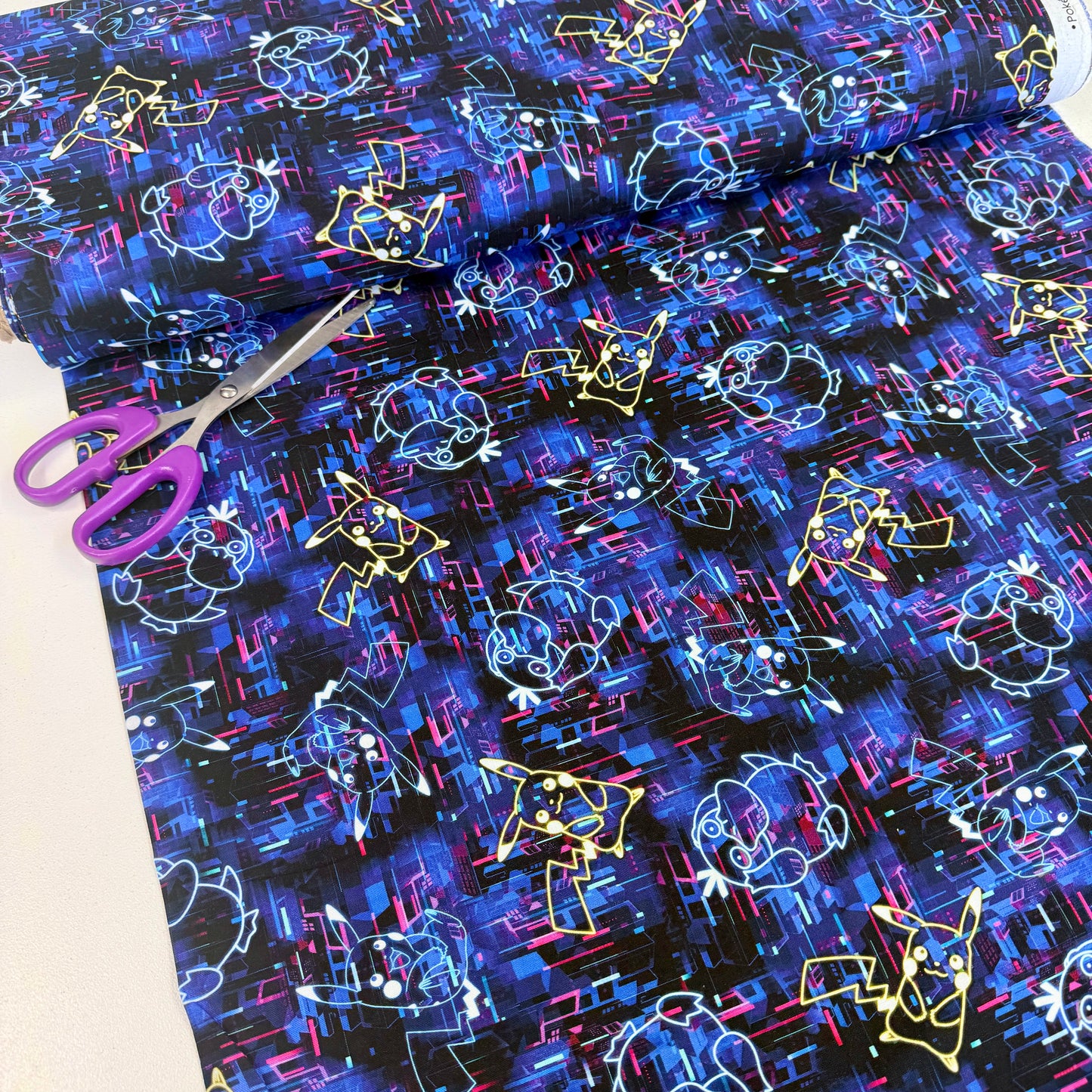 Robert Kaufman - Pokemon Neon Lights - Pikachu And Psyduck Midnight