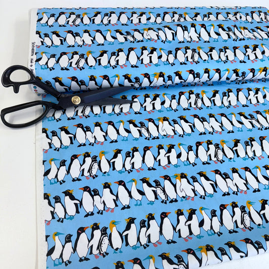 Sevenberry - Canvas Prints - Winter Penguins Blue