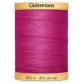 2955 Cerise Pink - Natural Cotton Thread - 800m Reel