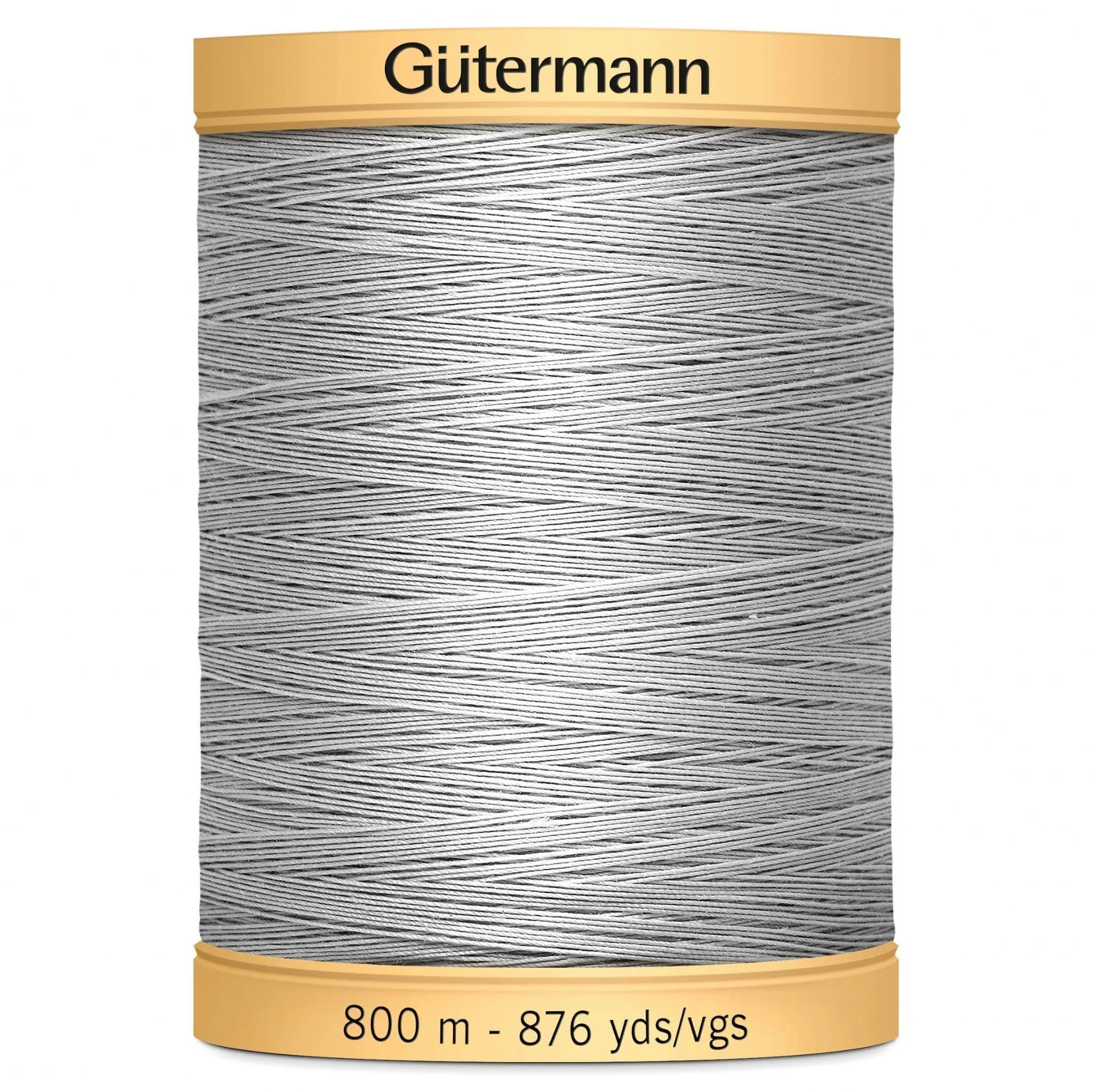 618 Grey/Beige - Natural Cotton Thread - 800m Reel