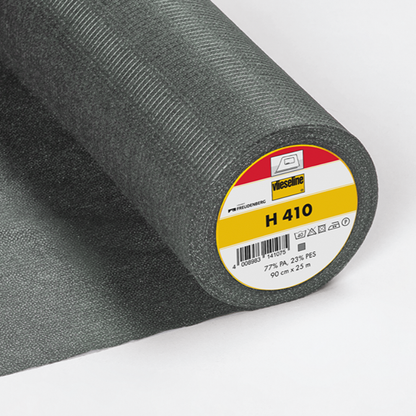 Black H410 Soft Medium Weight Fusible Interlining