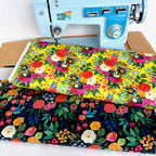 Hola Frida Main Print (Buttercup) Fabric by Dear Stella