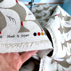 Sevenberry - Cotton Flax Prints - Chickens In a Row
