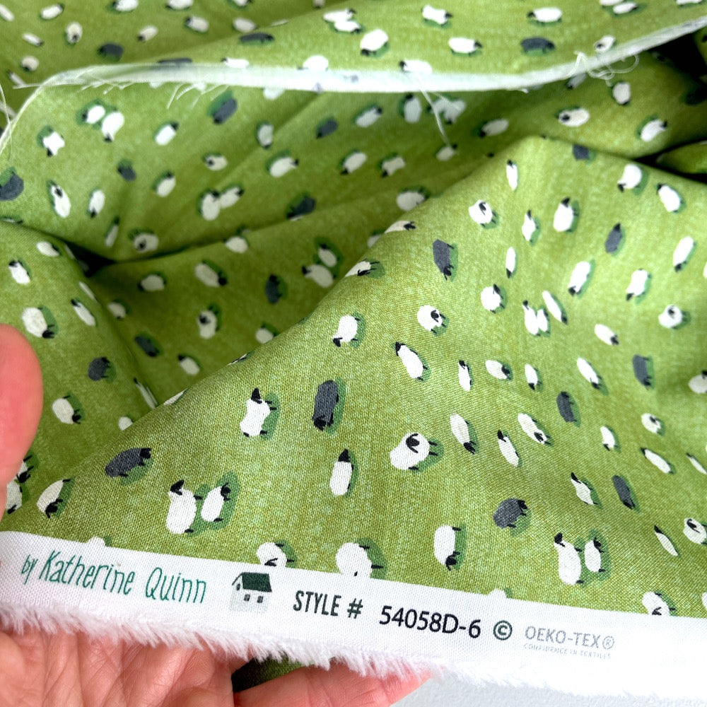 Windham Fabrics - Sunday Drive - Sheep Field Green