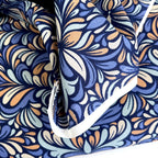 Cotton CANVAS - Abstract Boho - Blue