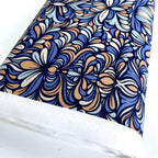 Cotton CANVAS - Abstract Boho - Blue