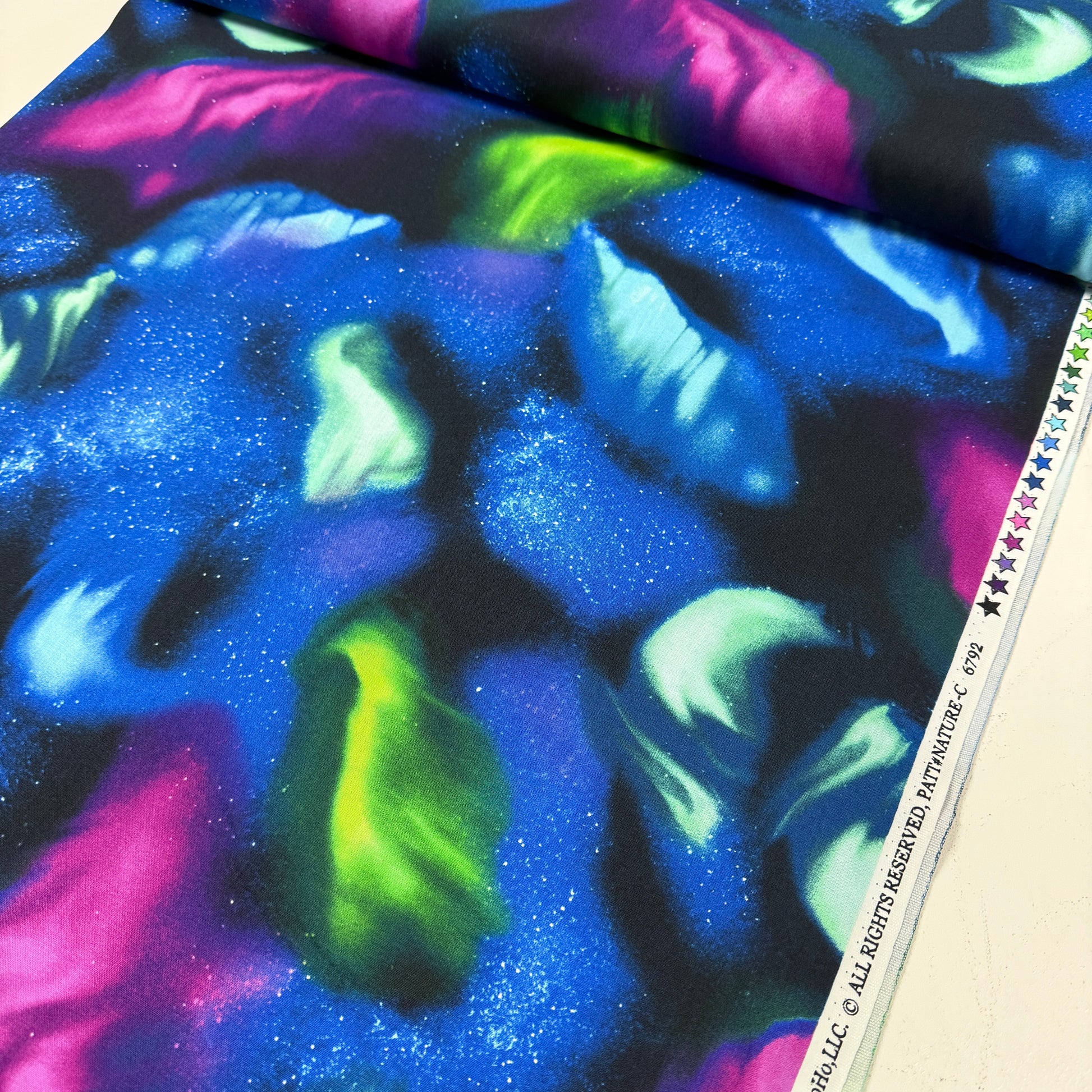 Aurora Sky in Night Fabric by Timeless Treasures – Frumble Fabrics