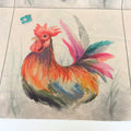 DIY Cushion Panel - Cockerel Rooster - Linen Look Canvas