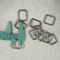 10x Rectangular Rings 25x20mm (4mm Bar)