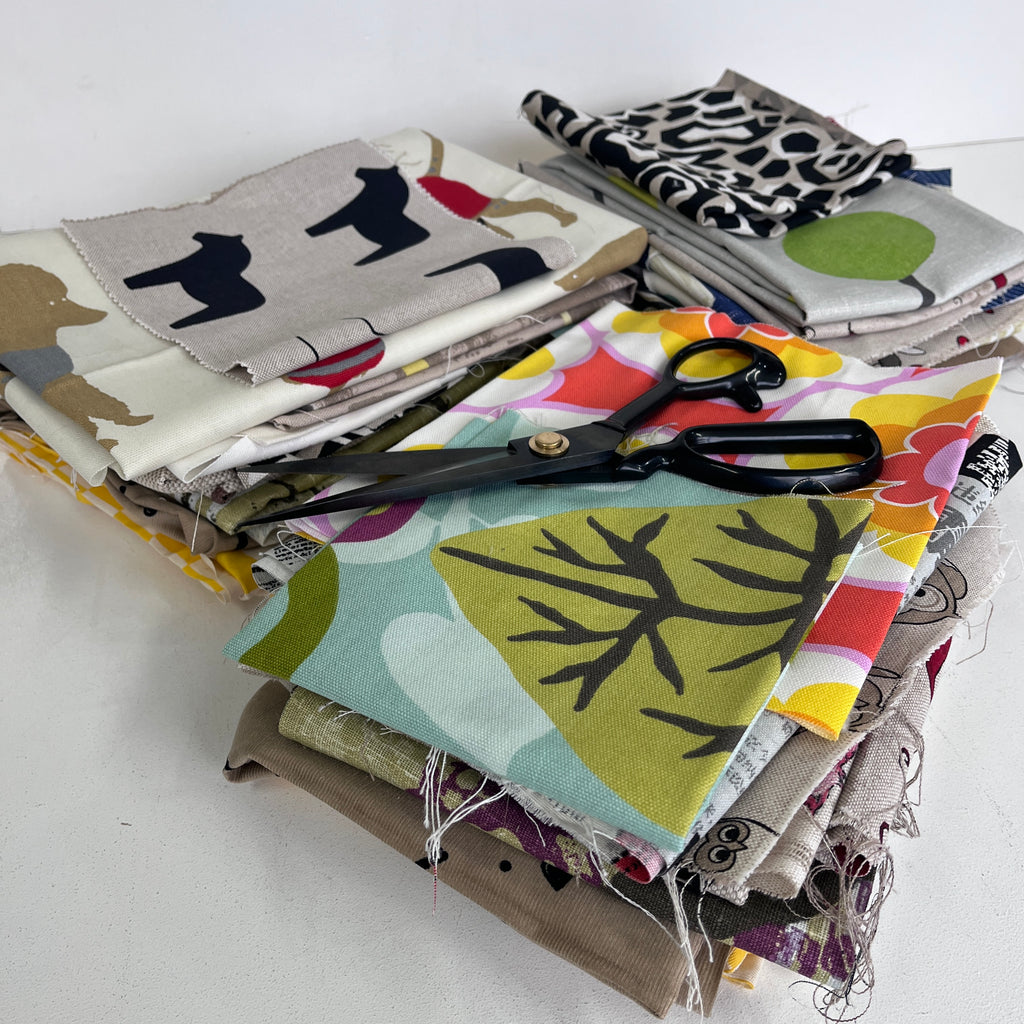 CLEARANCE Print & Pattern Canvas, Drill & Twill Fabric Remnant 1kg