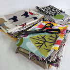 CLEARANCE Print & Pattern Canvas, Drill & Twill Fabric Remnant 1kg