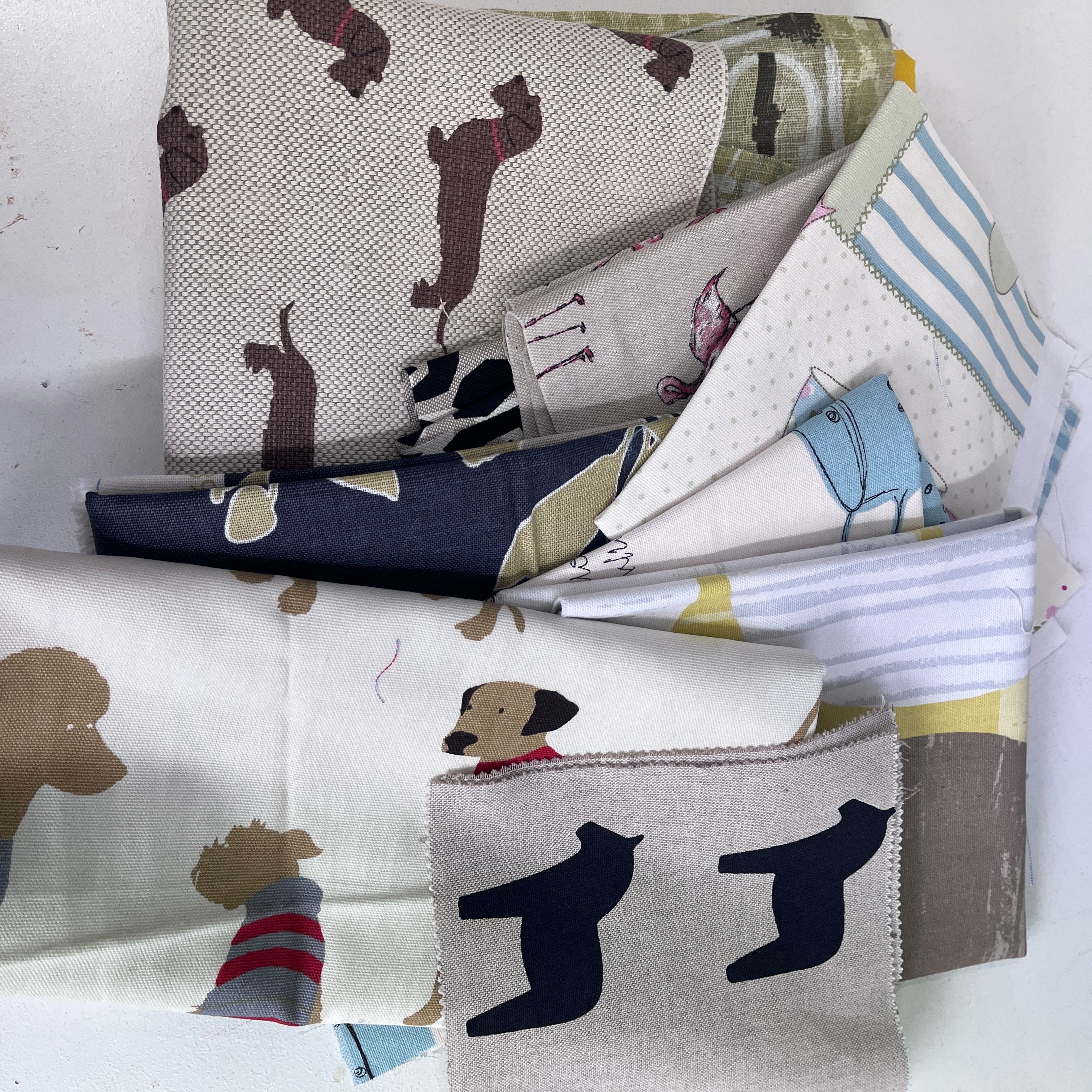 CLEARANCE Print & Pattern Canvas, Drill & Twill Fabric Remnant 1kg