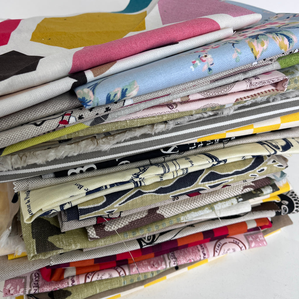 CLEARANCE Print & Pattern Canvas, Drill & Twill Fabric Remnant 1kg