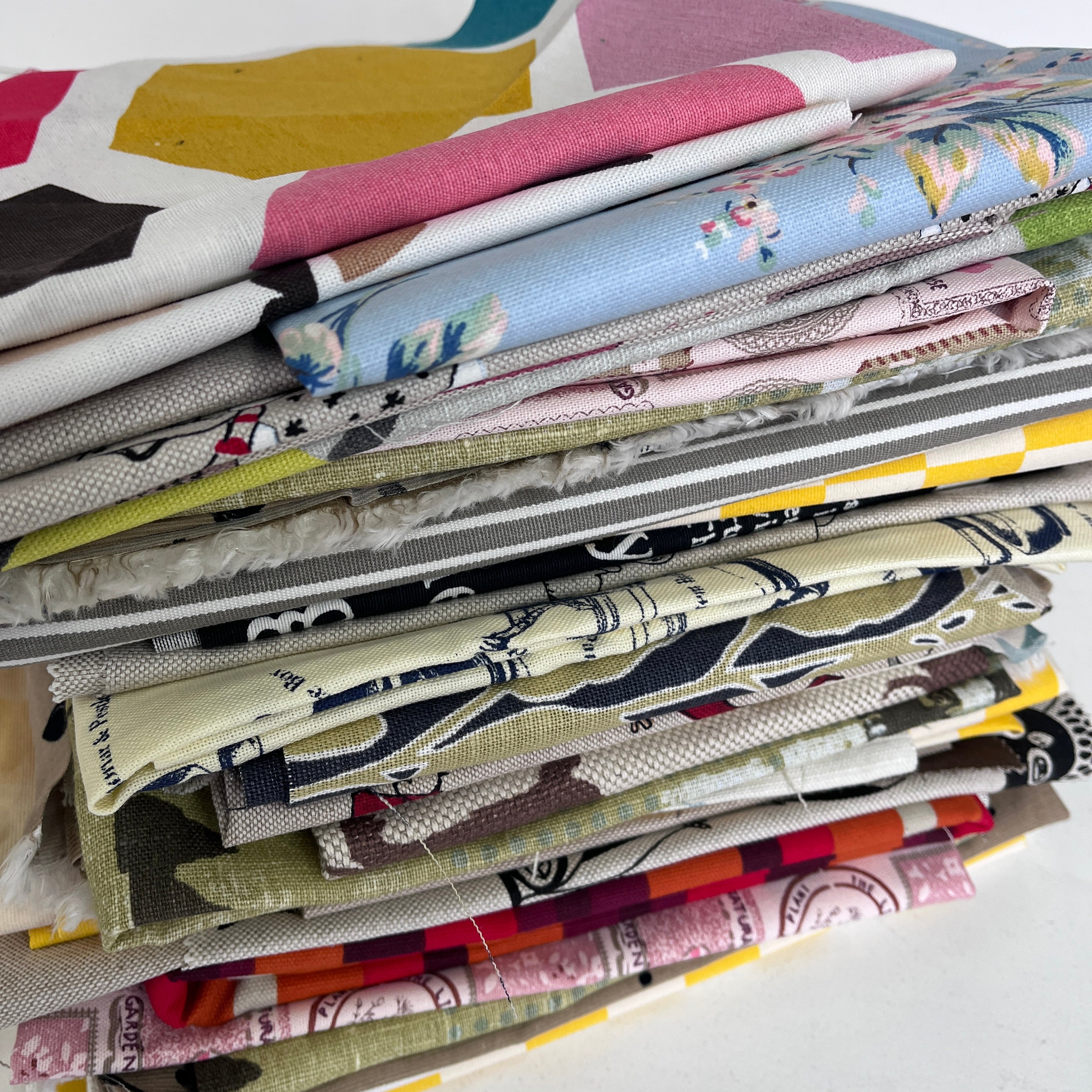 CLEARANCE Print & Pattern Canvas, Drill & Twill Fabric Remnant 1kg