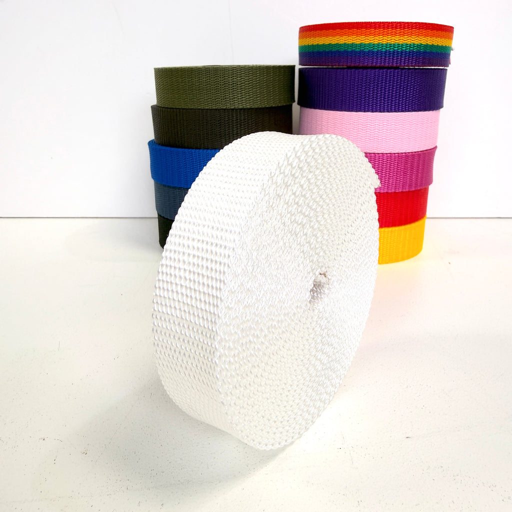 25mm Wide Polypropylene Webbing - 5m Length