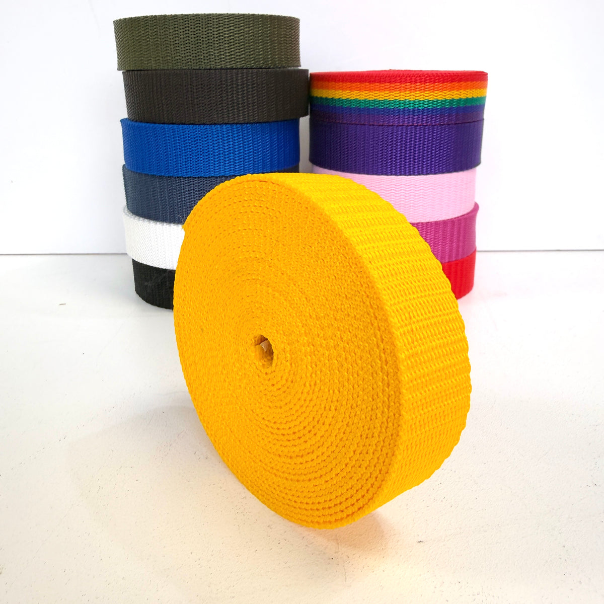 25mm Wide Polypropylene Webbing - 5m Length