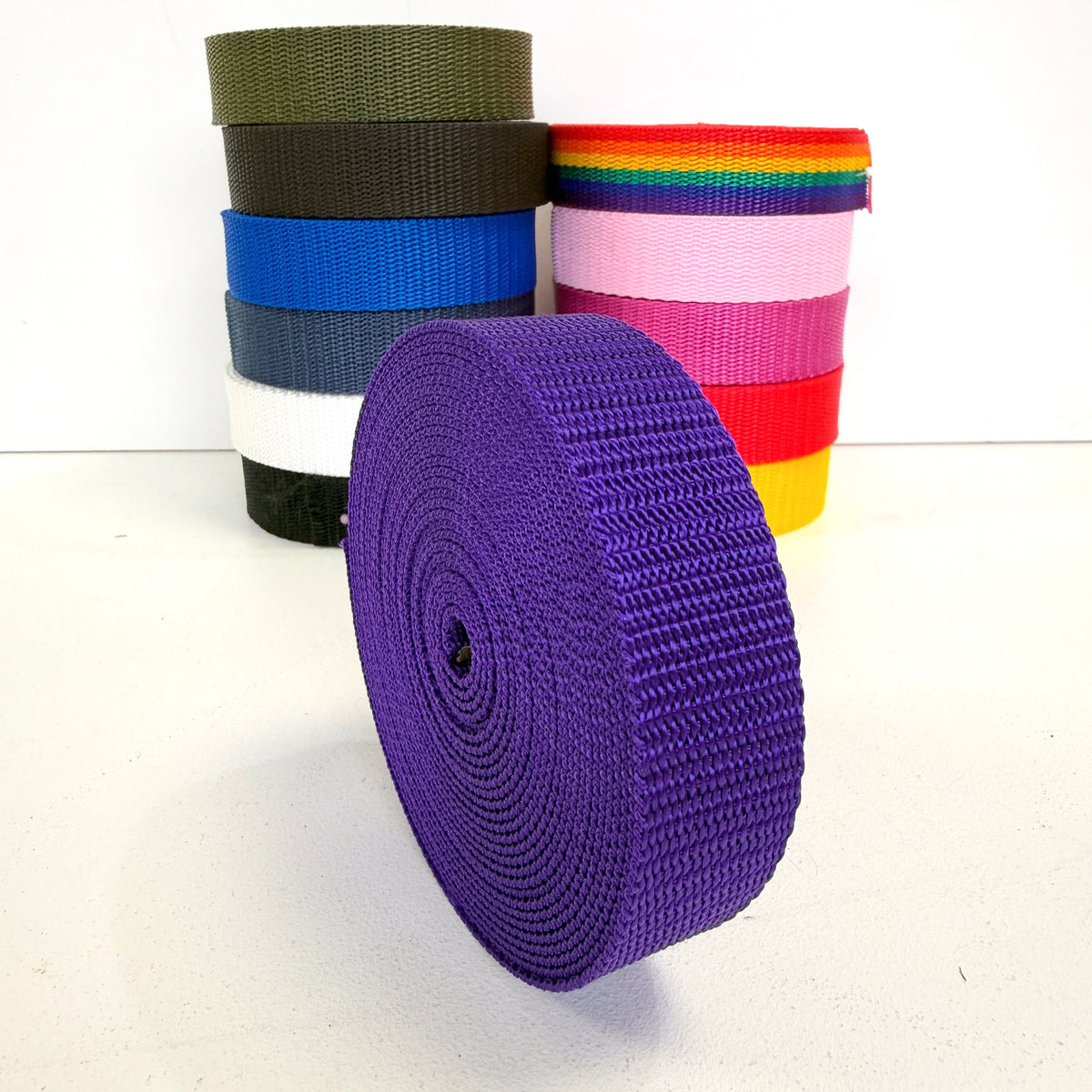 25mm Wide Polypropylene Webbing - 5m Length