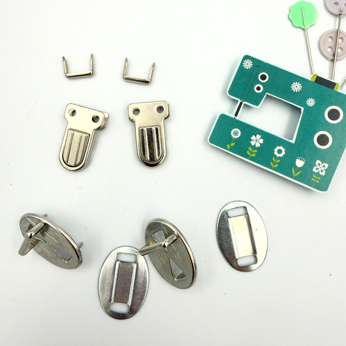16mm Mini Tuck Lock Clasp (x2 Pack)
