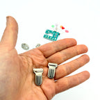 16mm Mini Tuck Lock Clasp (x2 Pack)