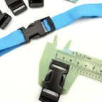 x5 Pack 19mm Delrin Plastic Buckle - Black