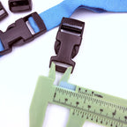 x5 Pack 19mm Delrin Plastic Buckle - Black