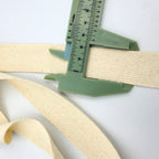 CLEARANCE: Natural/Cream 25mm Cotton Herringbone Tape (14 metres)
