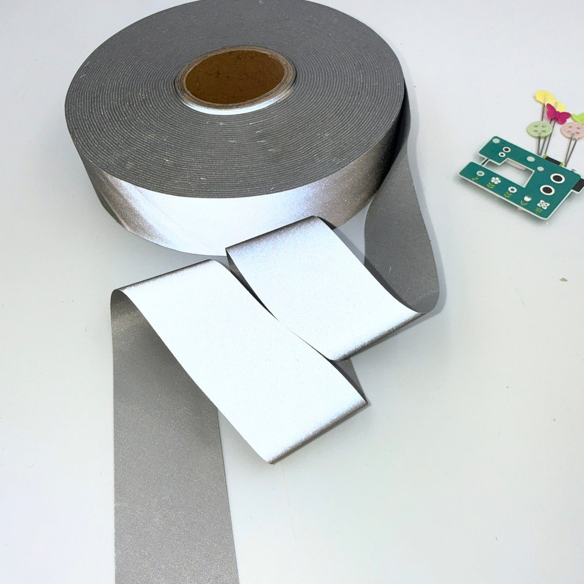 33mm Wide Reflective Bias Binding Tape – 5m Length