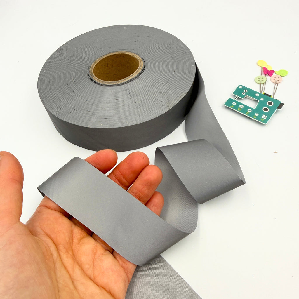 33mm Wide Reflective Bias Binding Tape – 5m Length