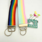 Metal Keyring Ends for Webbing & Ribbon - 25mm & 32mm