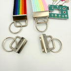 Metal Keyring Ends for Webbing & Ribbon - 25mm & 32mm