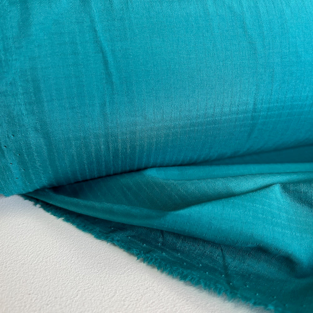 AeroWind Weave  - Deadstock Designer Fabric - Dark Teal